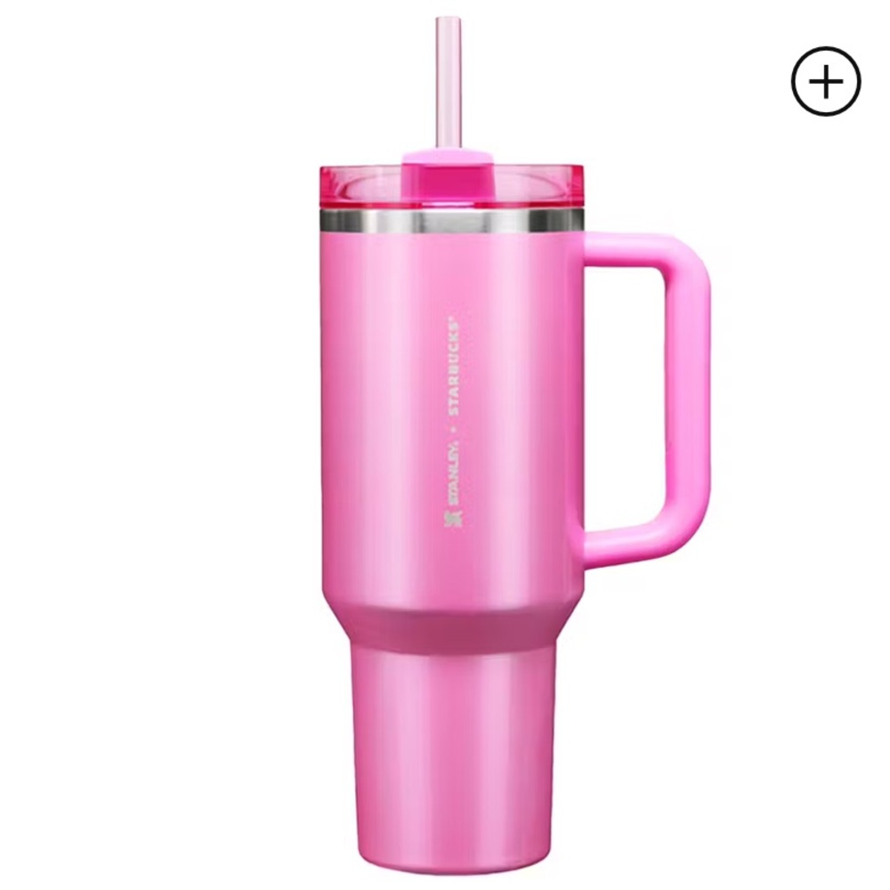 Stanley x Starbucks Winter Pink Tumbler